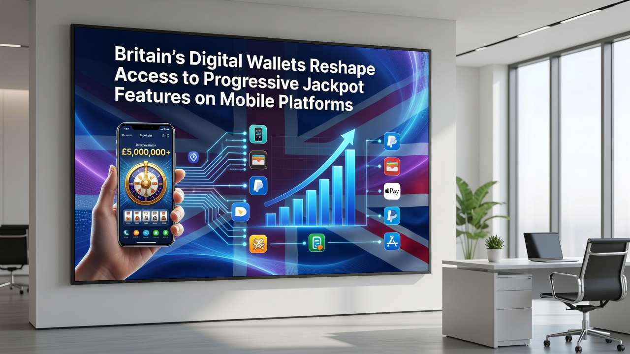 Close-up of smartphone screen showing progressive jackpot meter and digital wallet transaction confirmation