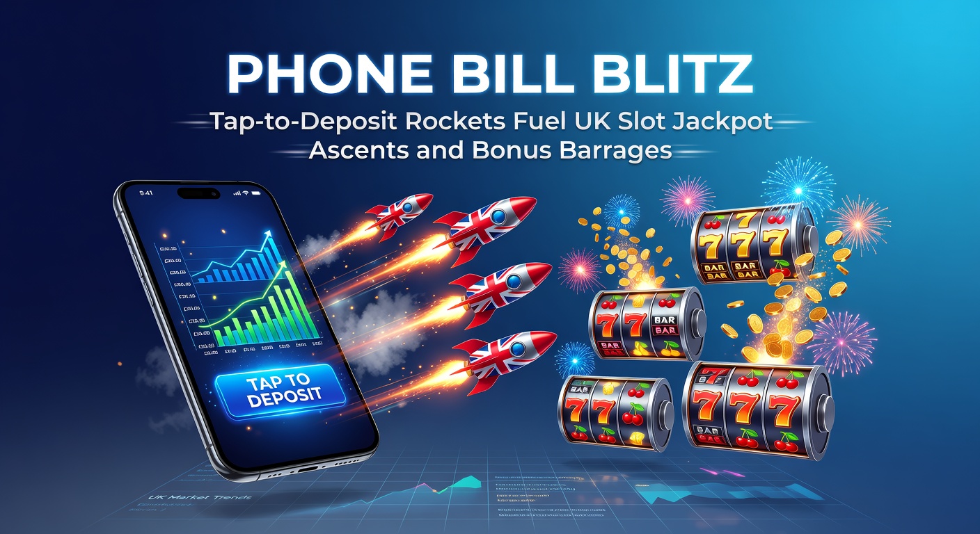Close-up of a mobile payment interface showing a successful phone bill deposit next to exploding slot bonus features and jackpot notifications