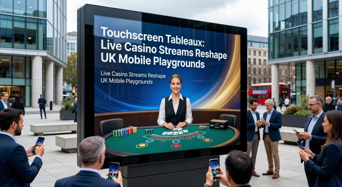 Close-up of fingers interacting with live dealer blackjack on a smartphone screen, chips sliding smoothly across the virtual table