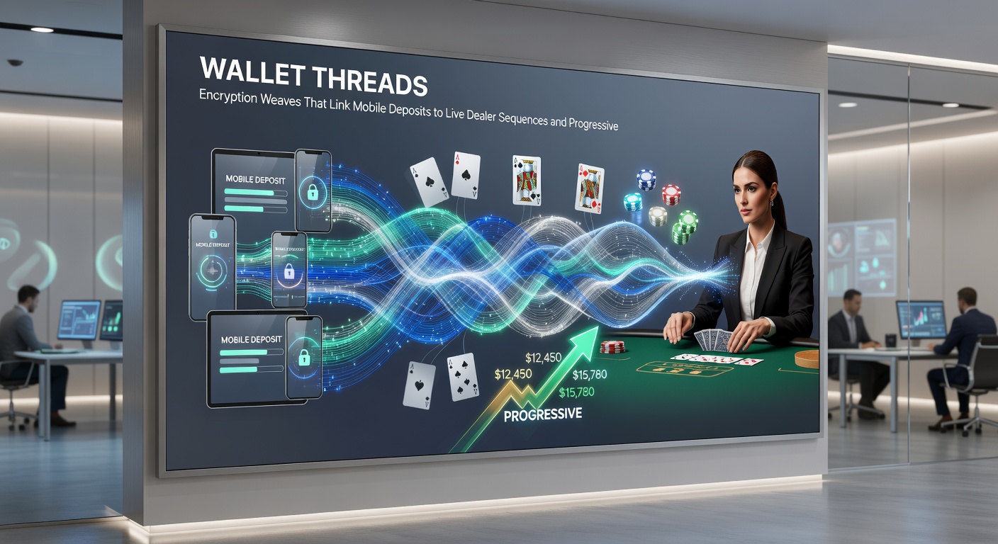 Diagram showing encryption pathways connecting mobile wallets to progressive jackpot networks